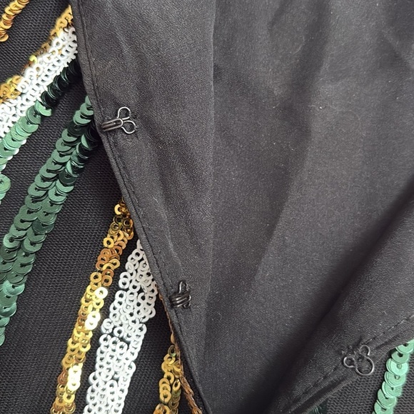 Marciano "Jen Tunic Dress" in Green and Gold Sequin - Picture 7 of 10